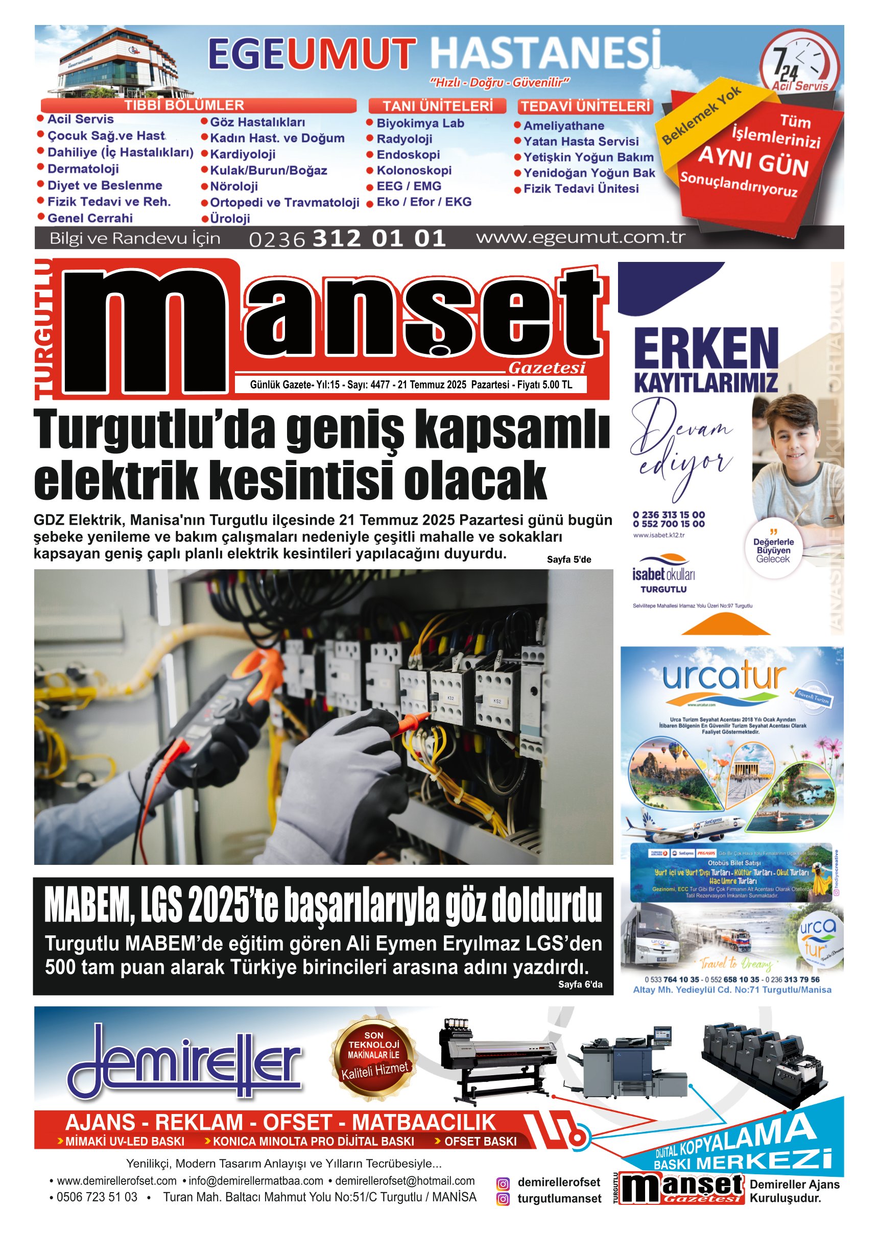 21.07.2025 Gazetemiz