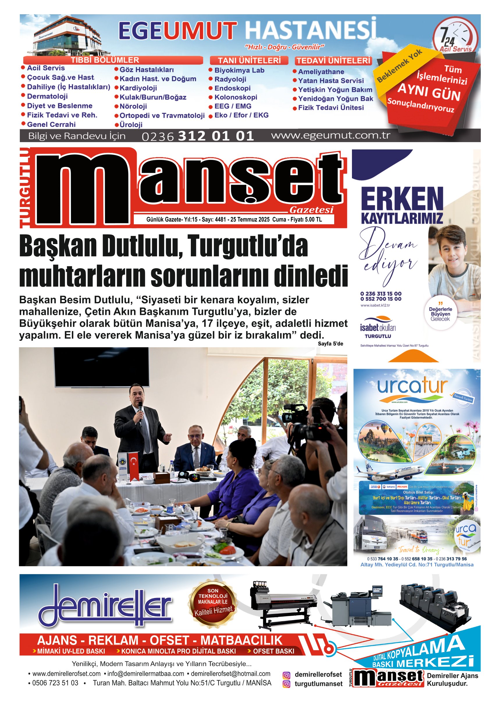 25.07.2025 Gazetemiz