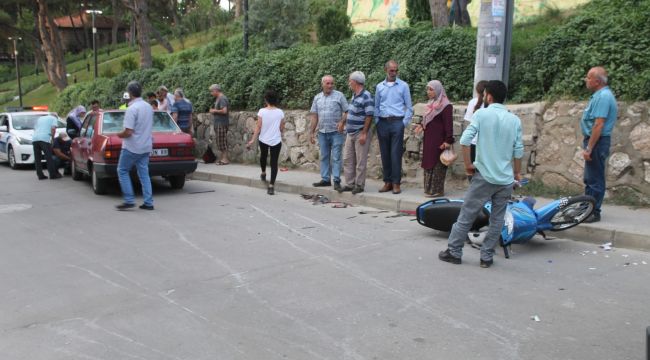 TURGUTLU'DA KAZA 1 YARALI