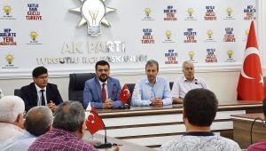 AK PARTİ TURGUTLU'DA BAYRAMLAŞMA