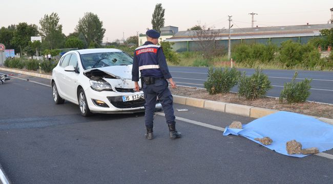 MOTOSİKLET SÜRÜCÜSÜ HAYATINI KAYBETTİ