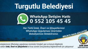 TURGUTLU BELEDİYESİNE ULAŞMAK ARTIK DAHA DA KOLAY