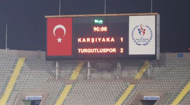 TURGUTLUSPOR KARŞIYAKA'DAN 3 PUANLA DÖNDÜ