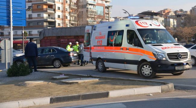 TURGUTLU'DA KAZA 1 YARALI