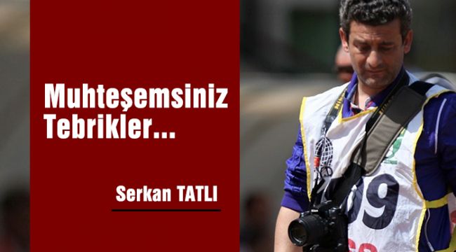 MUHTEŞEMSİNİZ TEBRİKLER..