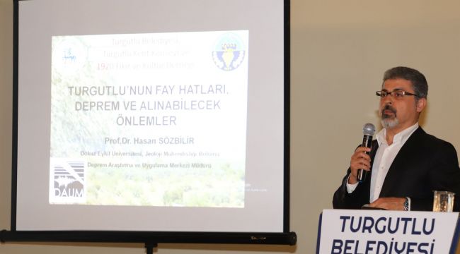 TURGUTLU’DA DEPREM KONFERANSI