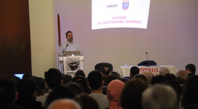 TURGUTLU’DA AFETLERE HAZIRLIK KONFERANSI