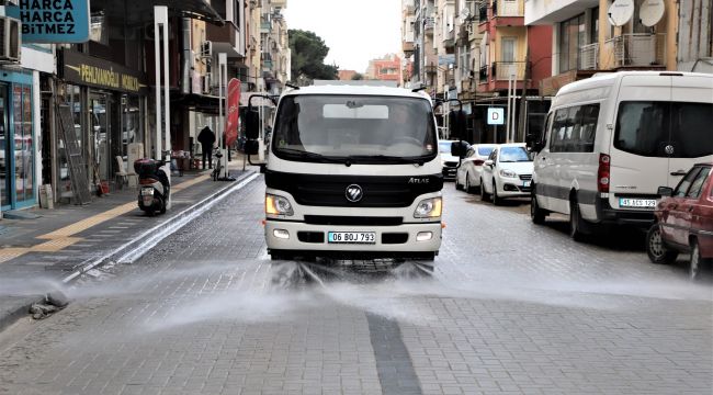 TURGUTLU'DA DEZENFEKTE ÇALIŞMALARI