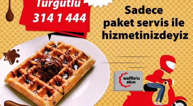 WAFFLE’CI AKIN PAKET SERVİSLE EVİNİZDE