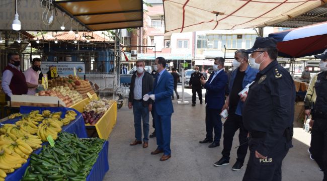 KAYMAKAM YILMAZ TEDBİRLERİ İNCELİYOR