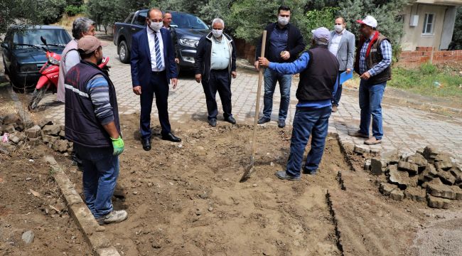 BAŞKAN AKIN ÇALIŞMALARI YERİNDE İNCELİYOR