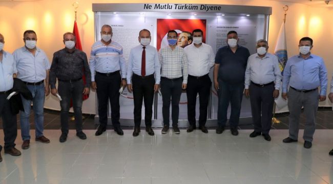 BAŞKAN AKIN ODA BAŞKANLARIYLA BİR ARAYA GELDİ