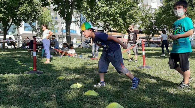 TURGUTLU'DA  SPOR PARKURU DÜZENLENDİ