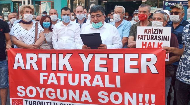 CHP'DEN YÜKSEK SU FATURALARINA TEPKİ