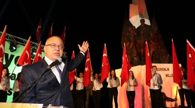 BAŞKAN ERGÜN: “HAİNLERE İNAT COŞKUYLA KUTLAYACAĞIZ”