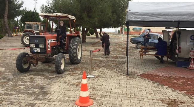 JANDARMALARDAN ÇİFTÇİLERE VİZE DESTEĞİ