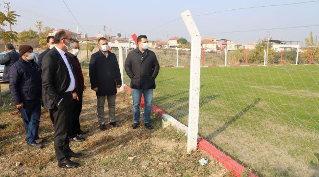 BAŞKAN ÇETİN AKIN İNCELEMELERİNE DEVAM EDİYOR