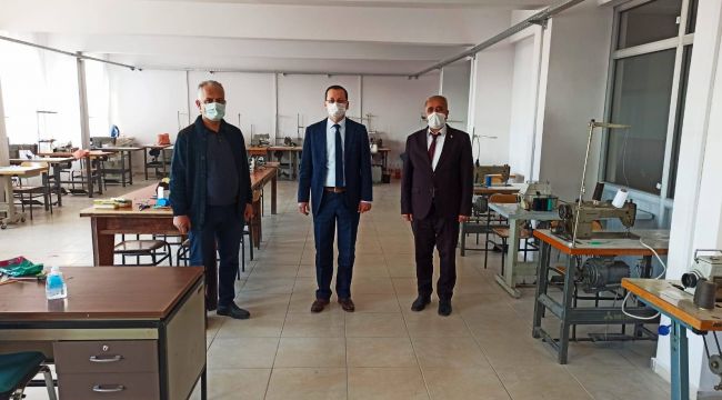 KAYMAKAM YILMAZ’DAN, ZÜBEYDE HANIM KIZ MESLEK LİSESİ’NDE İNCELEME