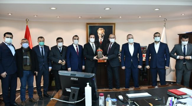 CHP GENEL BAŞKAN YARDIMCISI’NDAN BAŞKAN AKIN’A ZİYARET