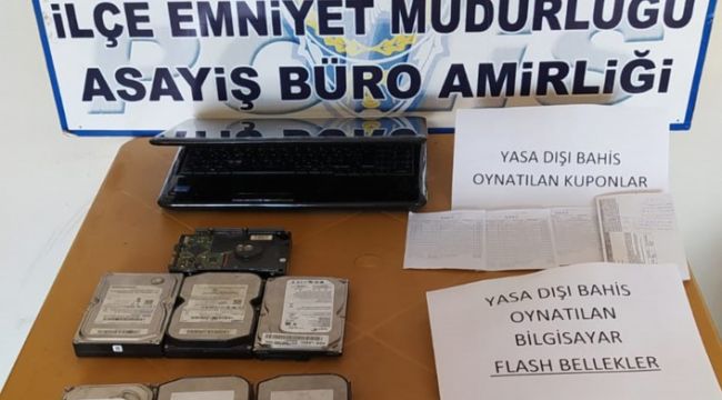 TURGUTLU'DA YASA DIŞI KUMAR VE BAHİS OPERASYONU