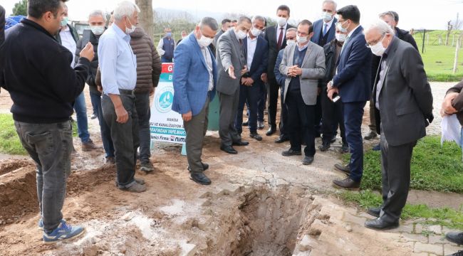 ÜÇ MAHALLEYE TARİHİ YATIRIM İLK KAZMA VURULDU