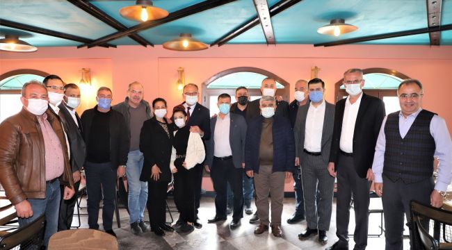 BAŞKAN AKIN VE YARDIMCILARI ODA BAŞKANLARIYLA BULUŞTU