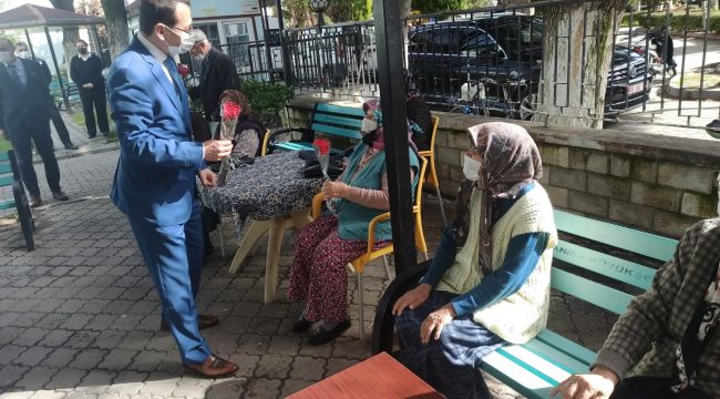 KAYMAKAM YILMAZ’DAN HUZUREVİNE ZİYARET