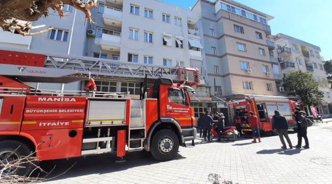 KOMBİDE ÇIKAN YANGIN BÜYÜMEDEN SÖNDÜRÜLDÜ