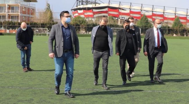 SİYASET RAFA KALKTI; ORTAK GÜNDEM TURGUTLU’NUN SPOR TESİSLERİ