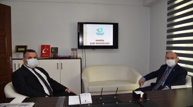 VALİ KARADENİZ, BASIN İLAN KURUMU MANİSA ŞUBESİNİ ZİYARET ETTİ