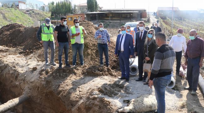 ÇEPNİDERE’YE 10 KM KANALİZASYON, 8 KM İÇME SUYU HATTI DÖŞENECEK