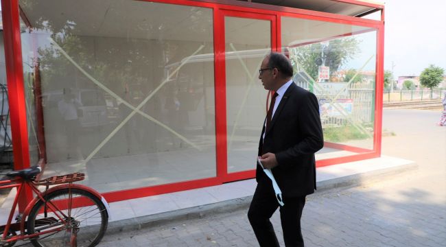 BEKLEME DURAKLARININ İLKİ YAPILDI