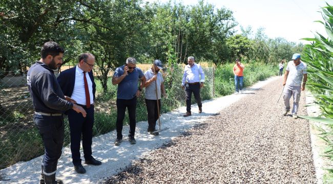 BOSTANLIK MEVKİSİNDE ASFALTLAMA ÇALIŞMALARI BAŞLADI