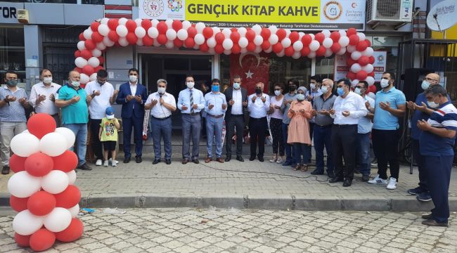 “GENÇLİK KİTAP KAFE” HİZMETE AÇILDI 