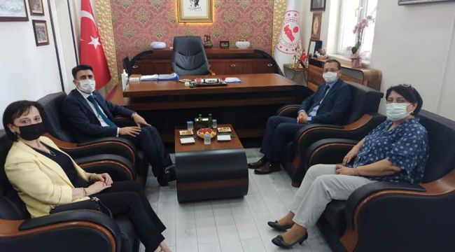 GENEL MÜDÜR AYGÖL'DEN KAYMAKAM YILMAZ'A ZİYARET