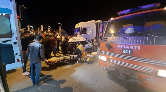 TURGUTLU’DA TRAFİK KAZASI 2 YARALI