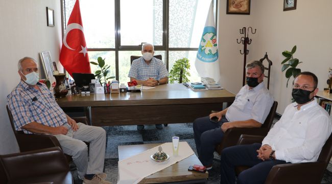 TURGUTLU'DAN BÜYÜKŞEHİR'E ZİYARET