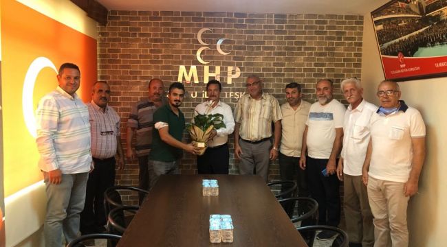 KIRSAL MAHALLE MUHTARLARINDAN MHP’YE ZİYARET