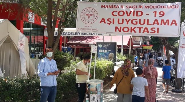 MANİSA GENELİNDE HERKES AŞILANIYOR