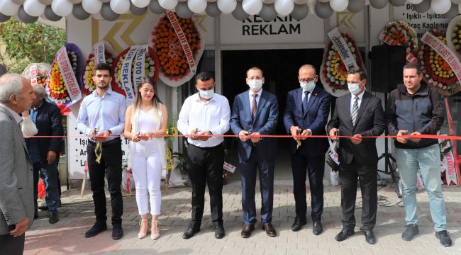PROTOKOL İŞYERİ AÇILIŞINDA BULUŞTU
