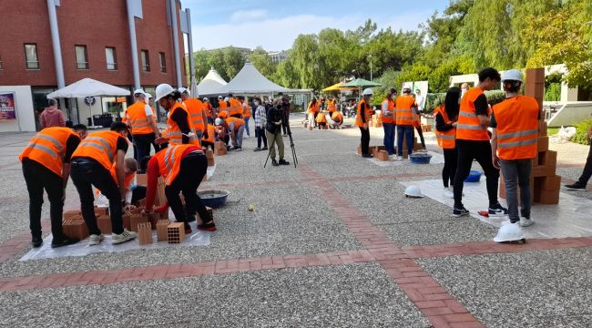 TUKSAD ÖĞRENCİLERE DUVAR ÖRME YARIŞMASI DÜZENLEDİ