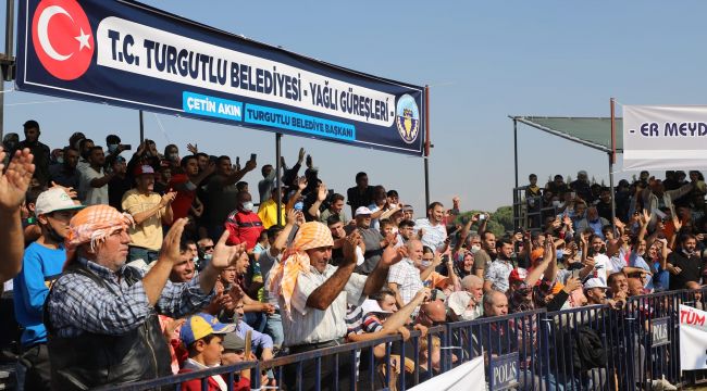 TURGUTLU YAĞLI GÜREŞLERİNE BÜYÜK İLGİ