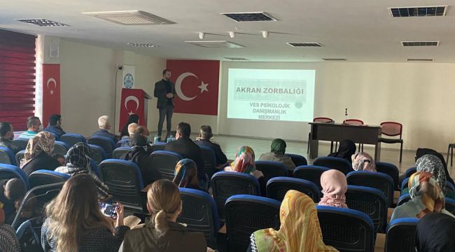 AKRAN ZORBALIĞI HAKKINDA PROGRAM DÜZENLENDİ