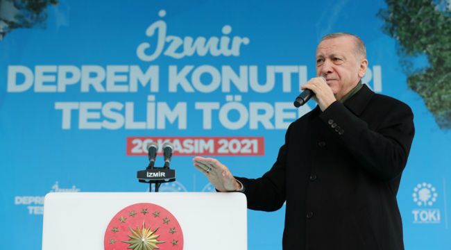 CUMHURBAŞKANI ERDOĞAN: “DEPREMZEDELERİN YARALARINI SARMAK İÇİN GECE GÜNDÜZ ÇALIŞTIK”