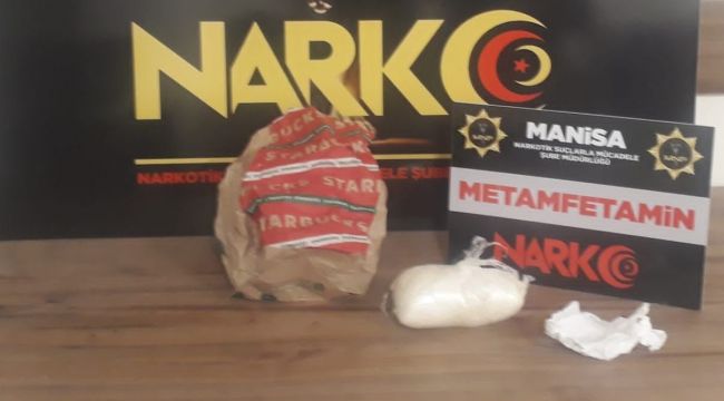 METAMFETAMİN ELE GEÇİRİLDİ