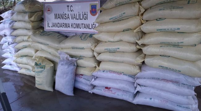 PİYASAYA 59 TON SAHTE MARKALI GÜBRE SÜRECEKLERDİ