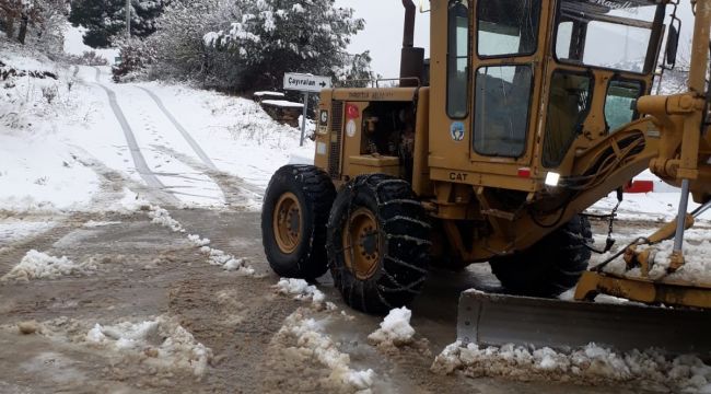 TURGUTLU’DA HAFTA SONUNDA KAR MESAİSİ
