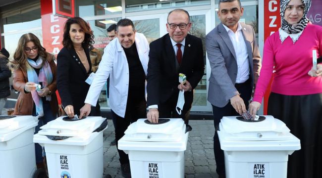 TURGUTLU’ DA ATIK İLAÇLAR GÖNÜLLÜ ECZANELER TARAFINDAN TOPLANACAK