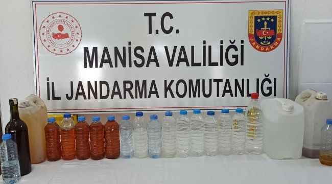 TURGUTLU'DA SAHTE İÇKİ OPERASYONU