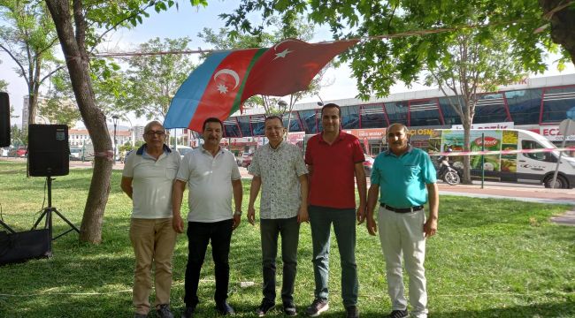 AZERBAYCAN CUMHURİYETİ’NİN BAĞIMSIZLIK GÜNÜ TURGUTLU'DA KUTLANDI